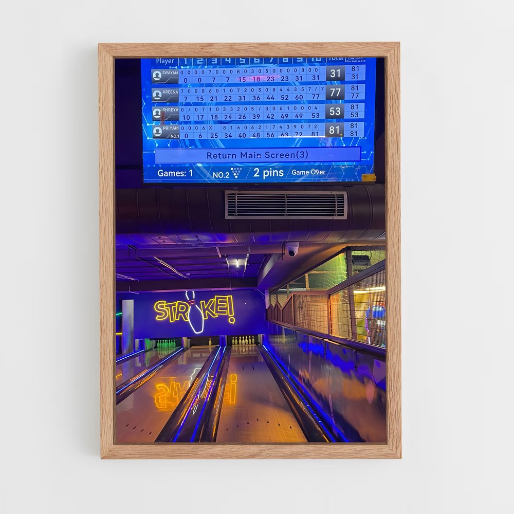 Poster Bowling Fever (vue 4)